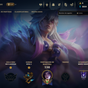 Cuenta de LOL en LAS